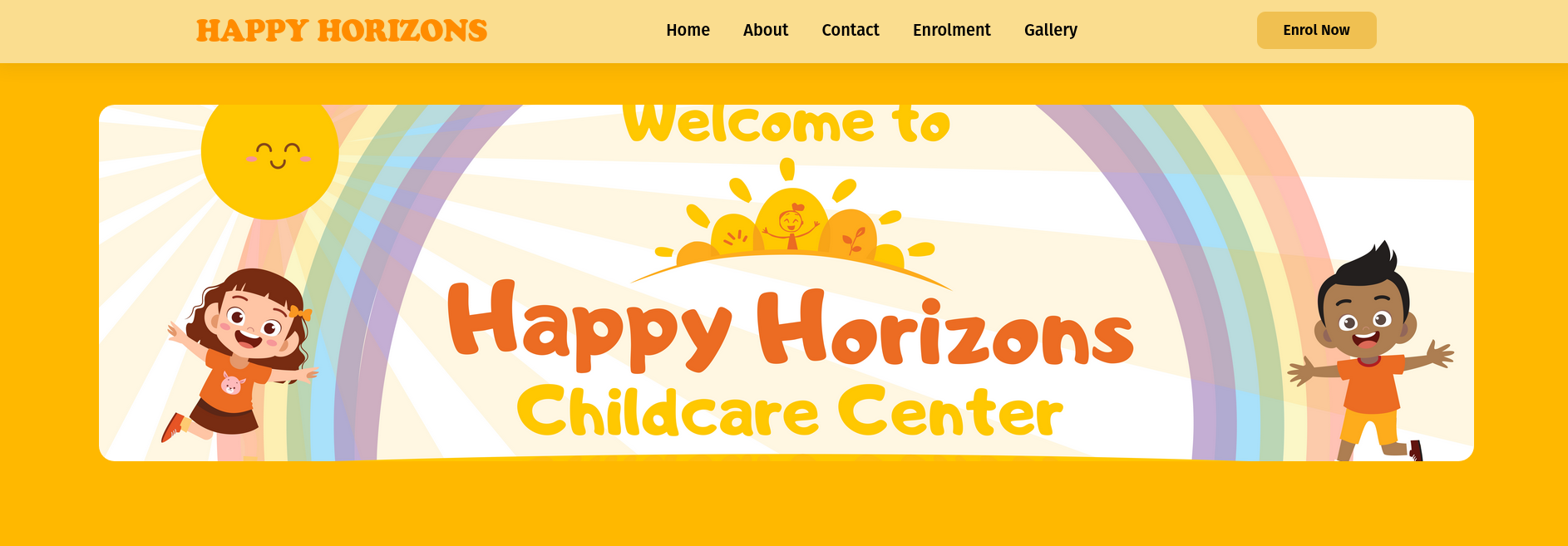 Happy Horizons Website